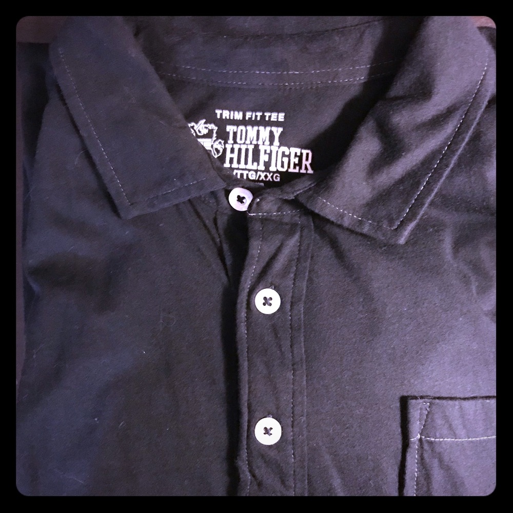 TOMMY HILFIGER trim fit polo tee XXL NWOT